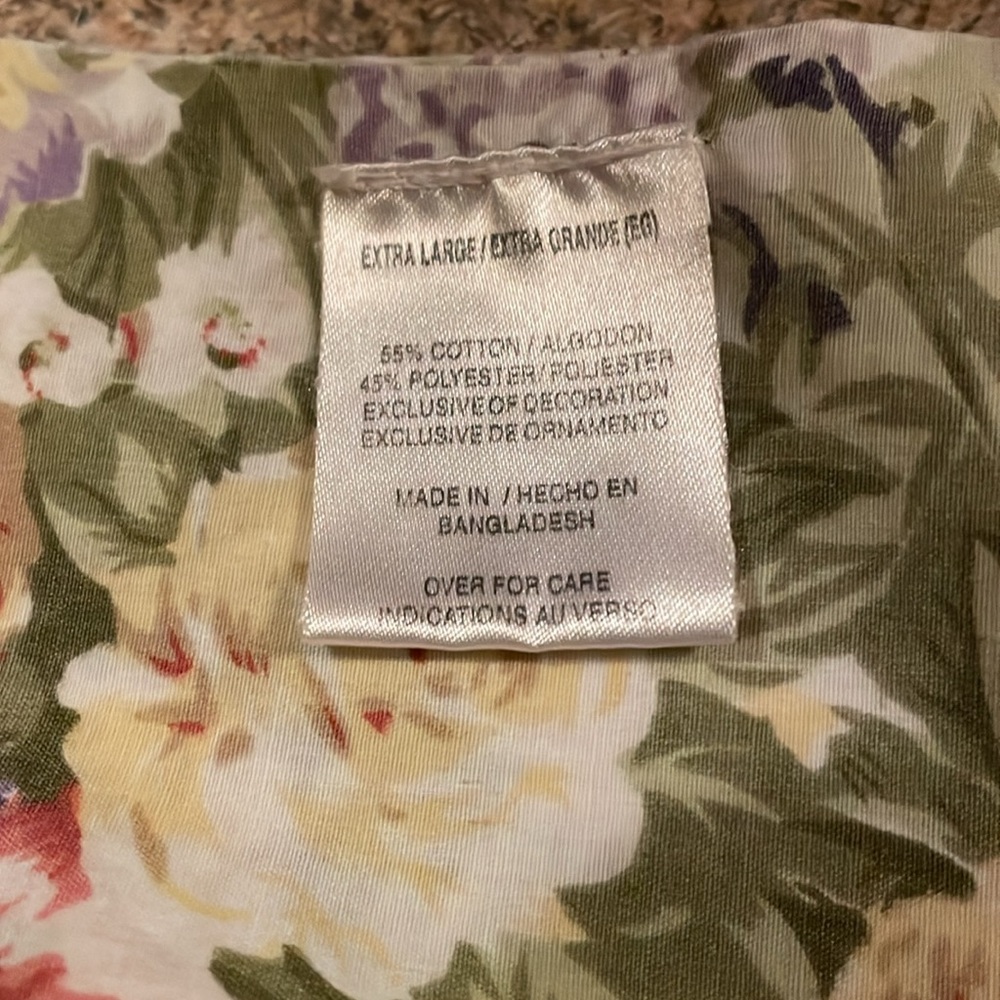 Vintage House Dress Exclusive Of Decoration! Embroidered Sz XL - Picture 3 of 7
